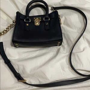 Michael Kors mini Hamilton bag black